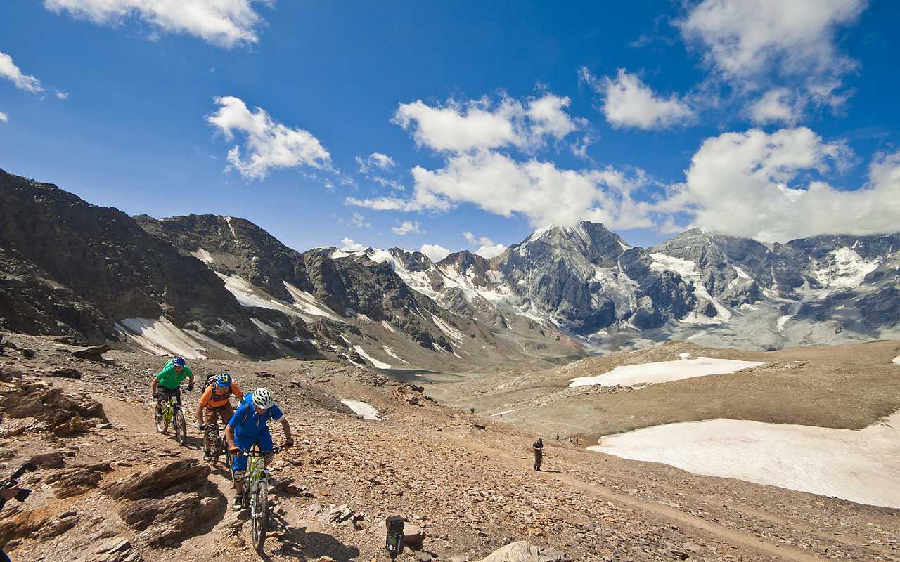 Zufallhütte Martelltal Mountainbiken Madritschjoch